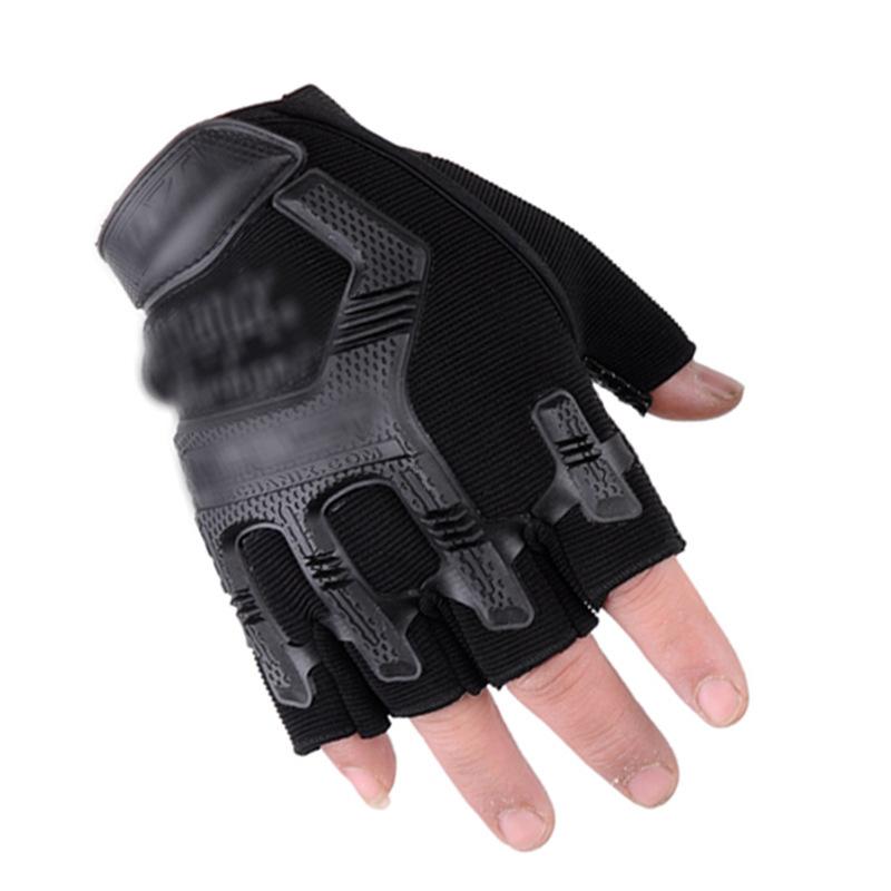 Special Forces Outdoor Activity Athletic Gloves Fitness Biking Gloves Show Fingers average size