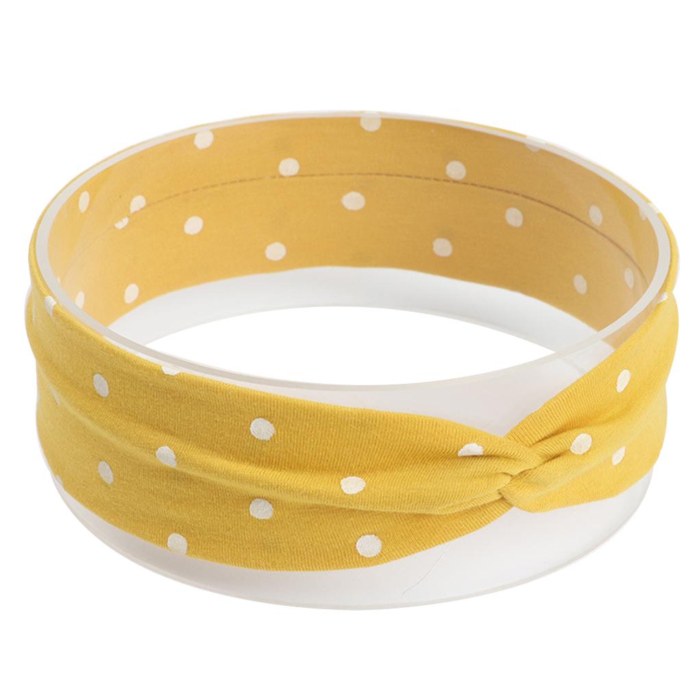 

Милая детская повязка на голову для девочек, хлопковая, в горошек, головной убор, реквизит для фото