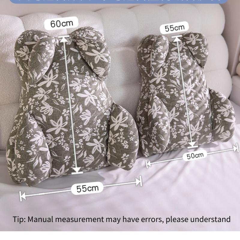 Cushion That Conforms To The Spinal Curve Neck Support Pillow Active Printed and Dyed Fabric Waist Support Mat Convenient To Carry Cushions 1pcs