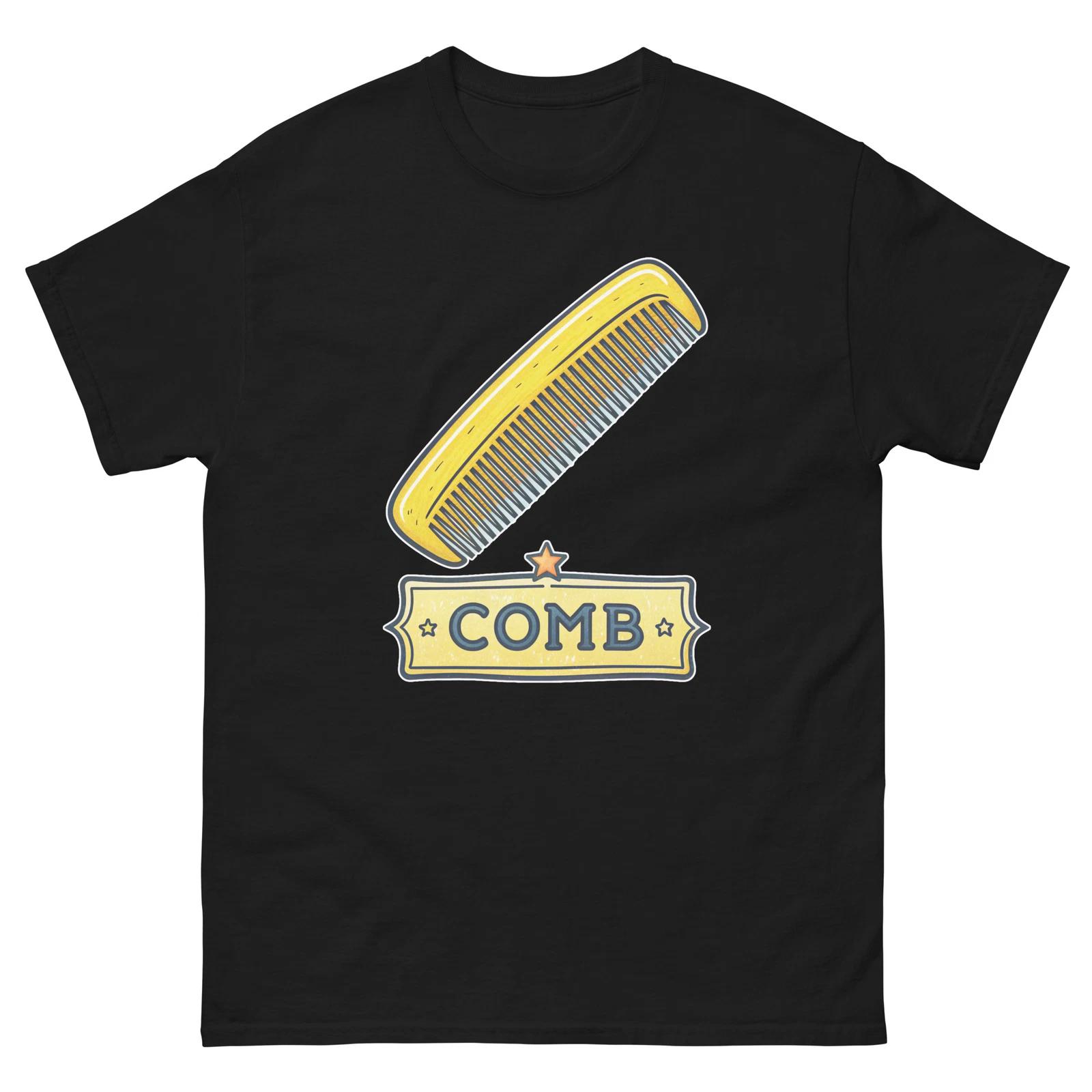 Comb Popular Illustration Object T-Shirt S