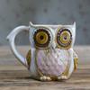 Tazza da Caffè, Latte, Tè Cartone Animato Gufo Carino, Colazione, Tazza Mattutina, Tazza Animale 3D per Collezione, 300ml