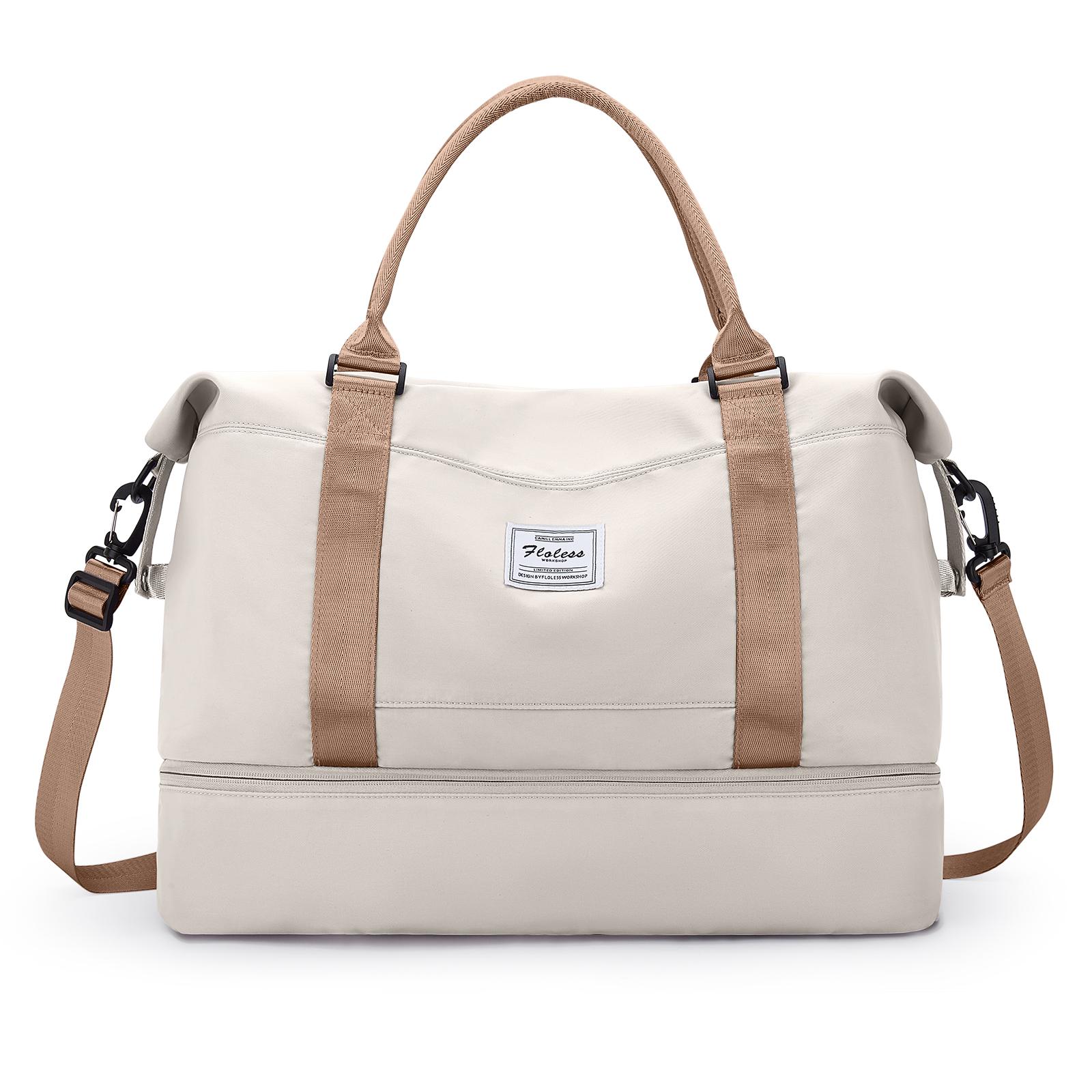 

Сумки-викендеры для женщин, дорожная сумка для личных вещей с отделением для обуви, дорожная сумка-даффл для ночевки с косметичкой