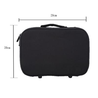 Portable Multi Functional Barber Hairdressing Scissors Bag Hair Styling Tool Case(Black )