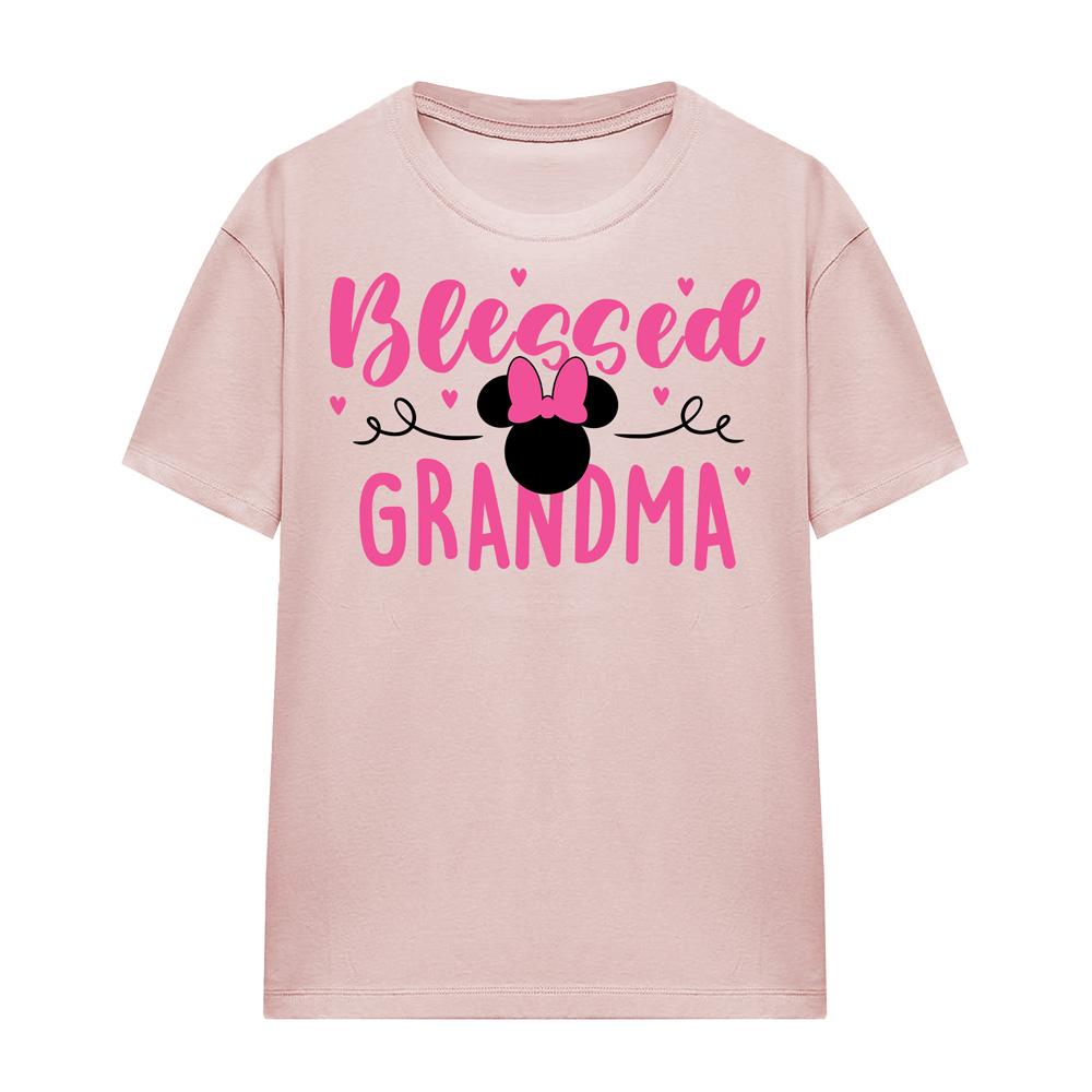 Minnie Mouse Unisex Adult Blessed Grandma Small T-Shirt