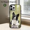 Clever Border Collie Dog Phone Case For iPhone17,16,15,14,13,12,11 Plus,Pro Magnetic with Magsafe Wireless Charging
