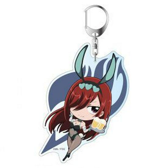 Creative Fairy Tail Anime Pendant Keychain Ornament Height 55mm