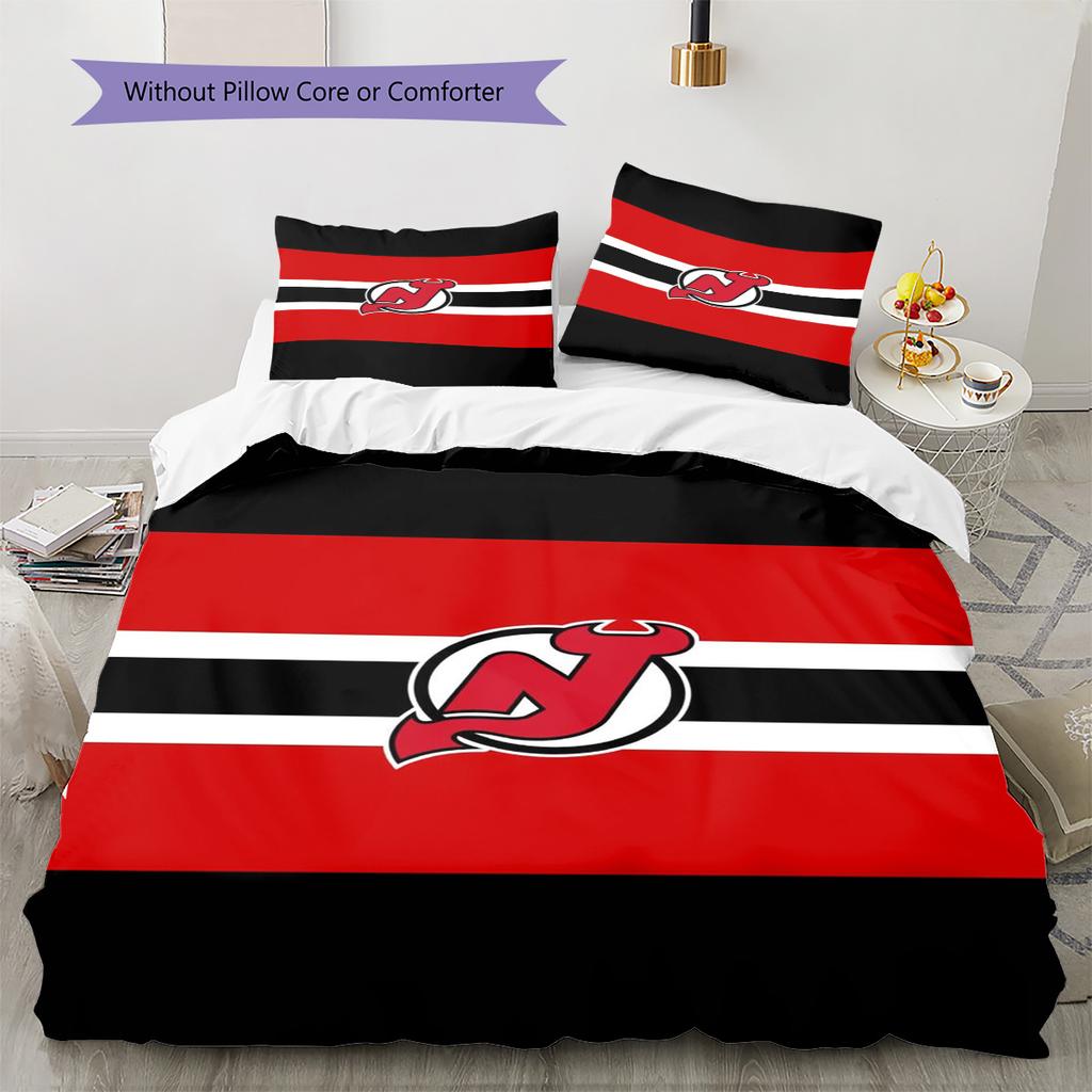 New Jersey Devil Pattern Bedding Set Quilt Cover Pillowcase Home Decor Gift (1 * duvet cover + 2 * pillowcase, without core)