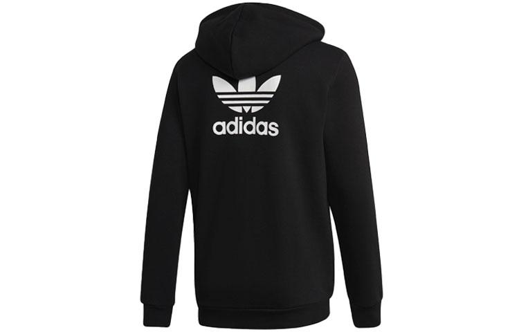 

Adidas Originals TRF FLC Hoodie Full Zip Fleece Lined Thermal Hooded Sports Coat Jacket Men s Black DN6016 S