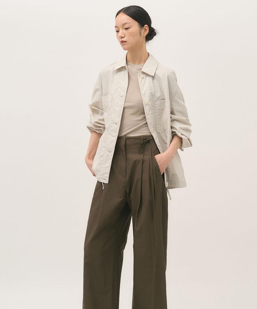 Rough Side White Label Wind String Jacket Oatmeal