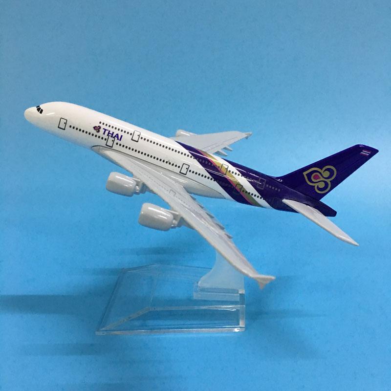 Jason Tutu Original Model A380 Airbus Boeing 747 Airplane Model Aircraft Diecast Model Metal 1:400 Airplane Toy Gift Collection