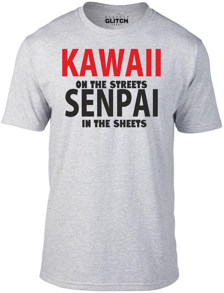 

Kawaii On The Streets, Senpai In The Sheets T-Shirt Anime Japanese Funny Cute 2XL