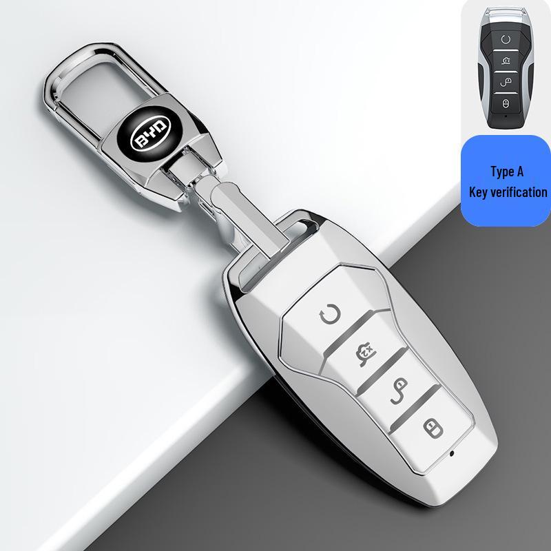 Compatible Key Cover for BYD Han EV, Tang DM/MAX, Song Pro, Qin PLUS, Yuan Models - Women’s Shell Buckle Bag