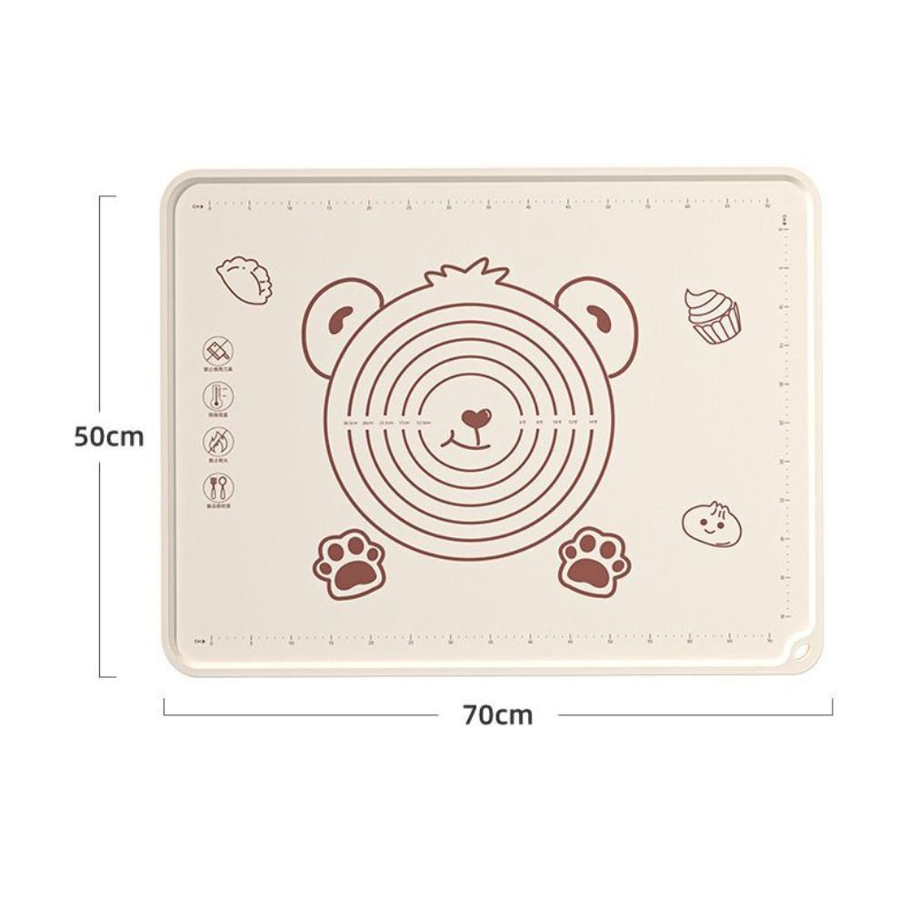 Non-Slip Kneading Dough Mat Reusable Pizza Dough Mat High Quality Silicone Baking Mat Kitchen Use