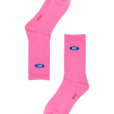 MONTH IN MONTH OUT Mmt Colored Crew Socks _ PINK