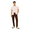 Tommy Hilfiger Mens Striped Short-Sleeved Shirt