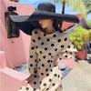 71cm Oversized  Wide Brim Sun Hat Travel  Large UV Protection Beach Straw Hats Women's Summer Floppy Foldable