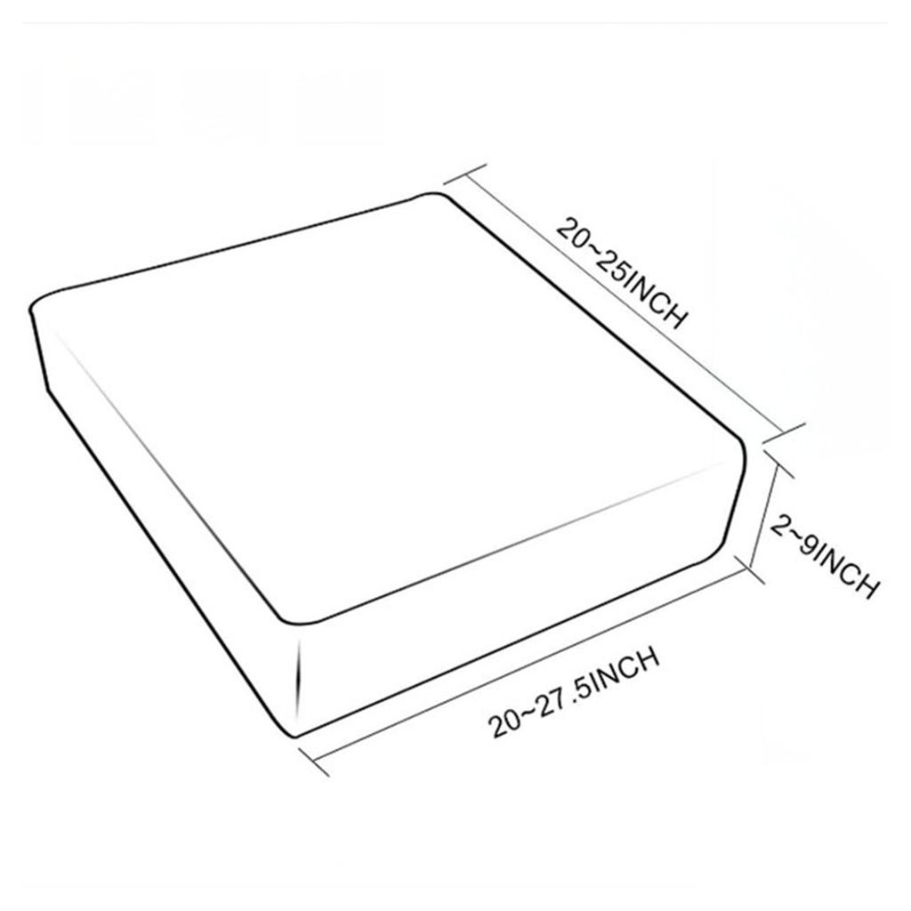 3pcs Waterproof PU Leather Sofa Seat Cushion Cover Seater