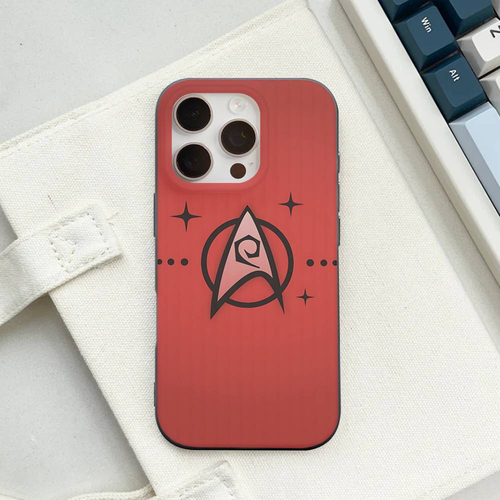 Star T-Trek Movie Logo Phone Case For IPhone 17 16 15 14 13 12 11 ProMax Plus Ripple Cover Shockproof
