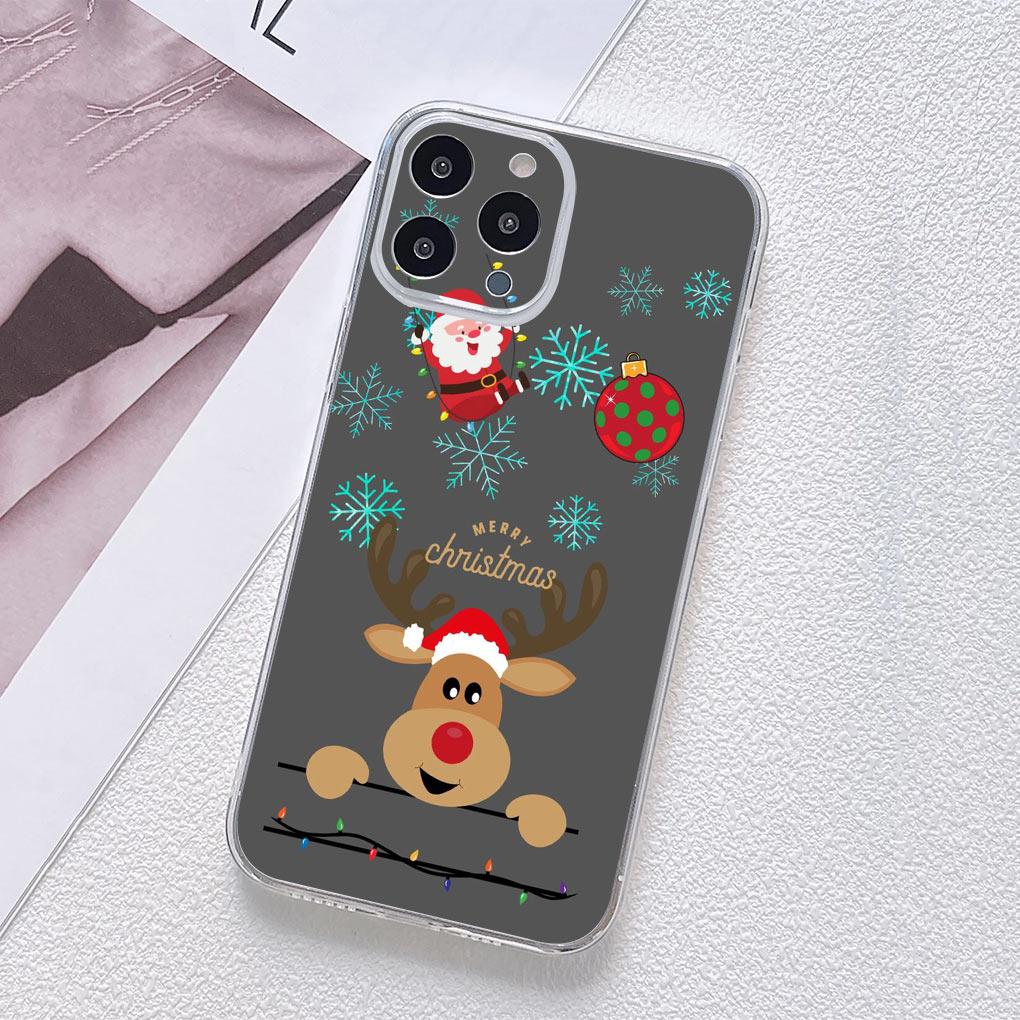 Merry Christmas Tree Deer Santa Claus Snow for Motorola Moto G13 G14 G53 G54 G62 G72 G82 G84 E13 E20 G42 G32 G23 G22 Phone Case