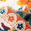 Multi-Layer Gauze Jacquard Floral Throw Blanket 80x160cm, Quick Dry Absorbent Large Cotton Bath Towel Soft Beach Towel for Couch Bed Napping Decor