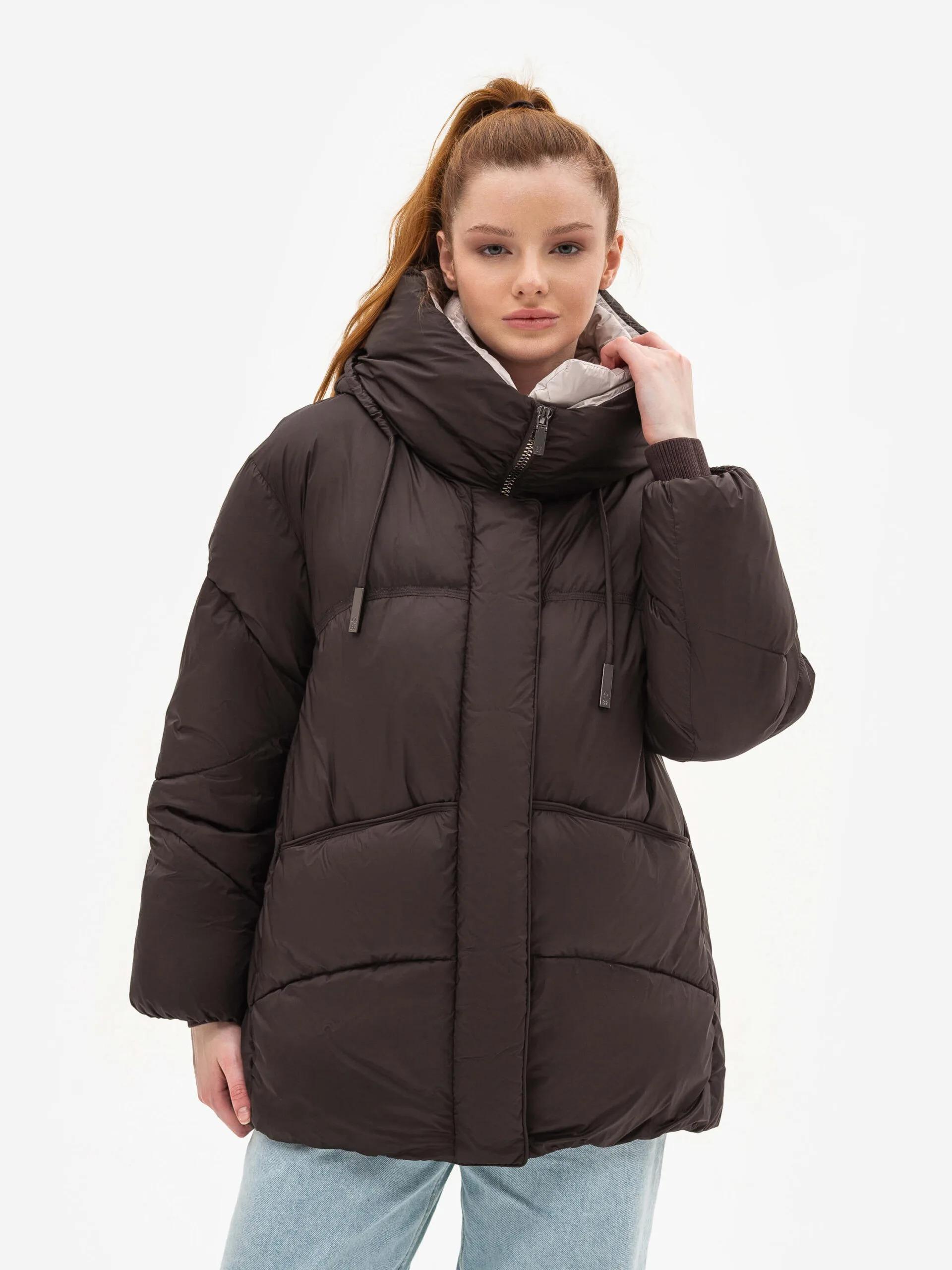

Winter jacket BatterFlei 2573 42 chocolate 52 шоколад коричневого кольору