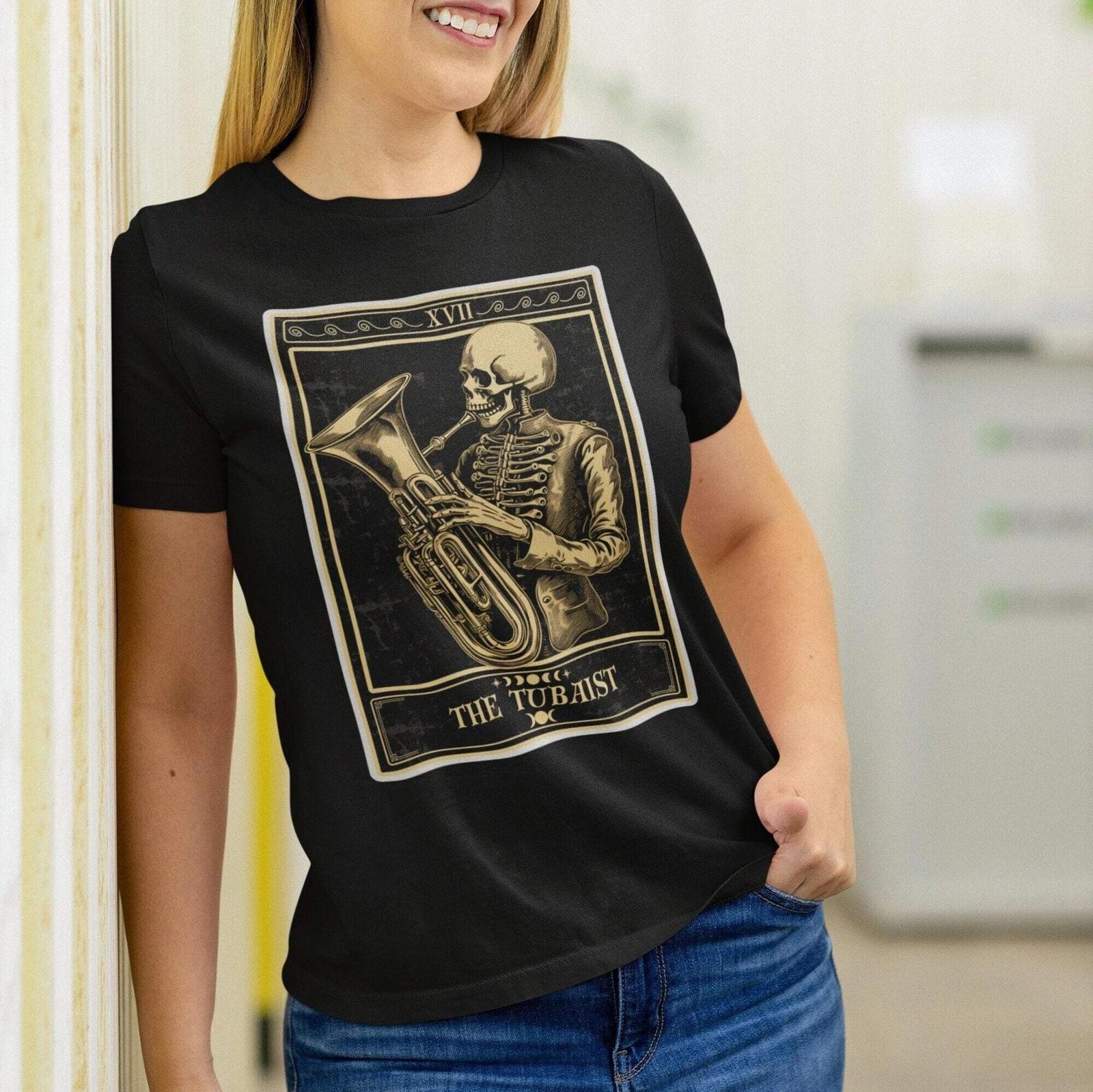 The Tubaist Tarot Card Shirt, Tuba Player XL