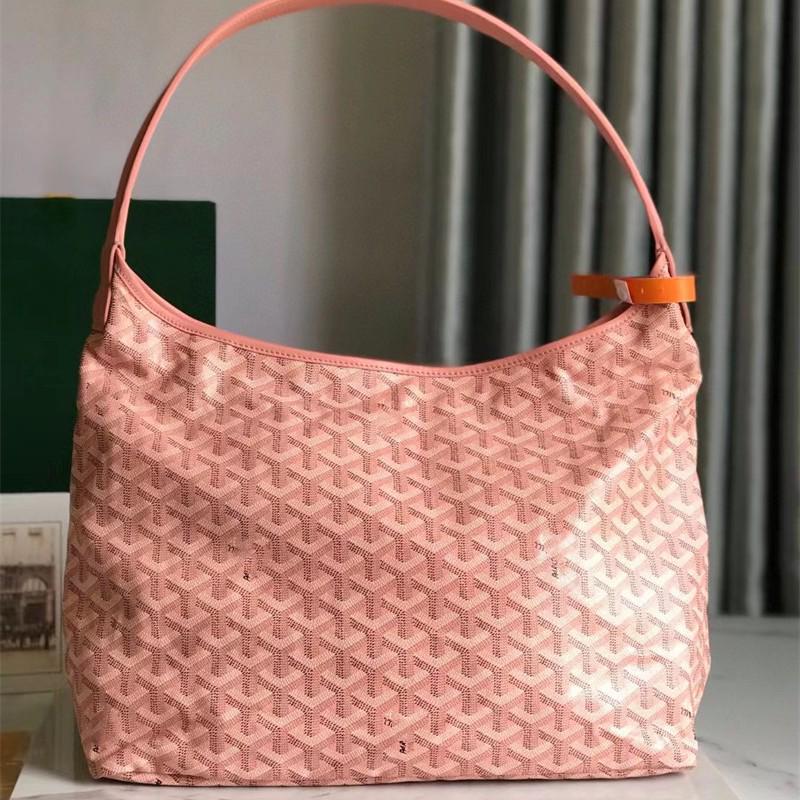 Ding Edition Hobo Crossbody Tasche: Hundezahn Weiches Leinen, Leder Schultergurt