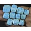 214Cts. Natural Larimar Pectolite Octagon Cabochon Loose Gemstone 11 Pcs Lot C-842