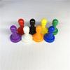 32 Pieces Plastic Pawn Chess Pieces For Board Games Supplement Pack, Component, Tabletop Markers, Arts And Crafts 8 Colors
