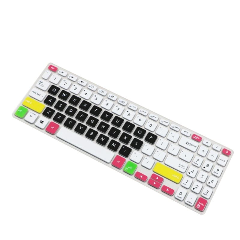 Silicone Keyboards Protectors for FL8700F S530UN Laptop Dust and Spill Resistant Semi Transparents
