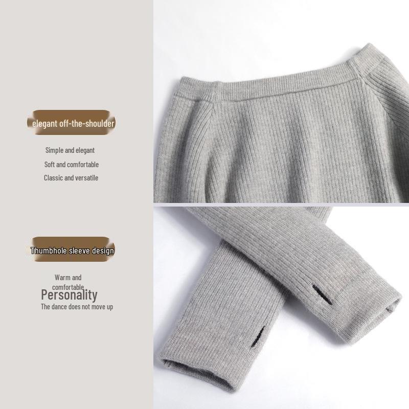 Women's Long Sleeve Knitted Cardigan Sweater for Autumn/Winter Dance Practice