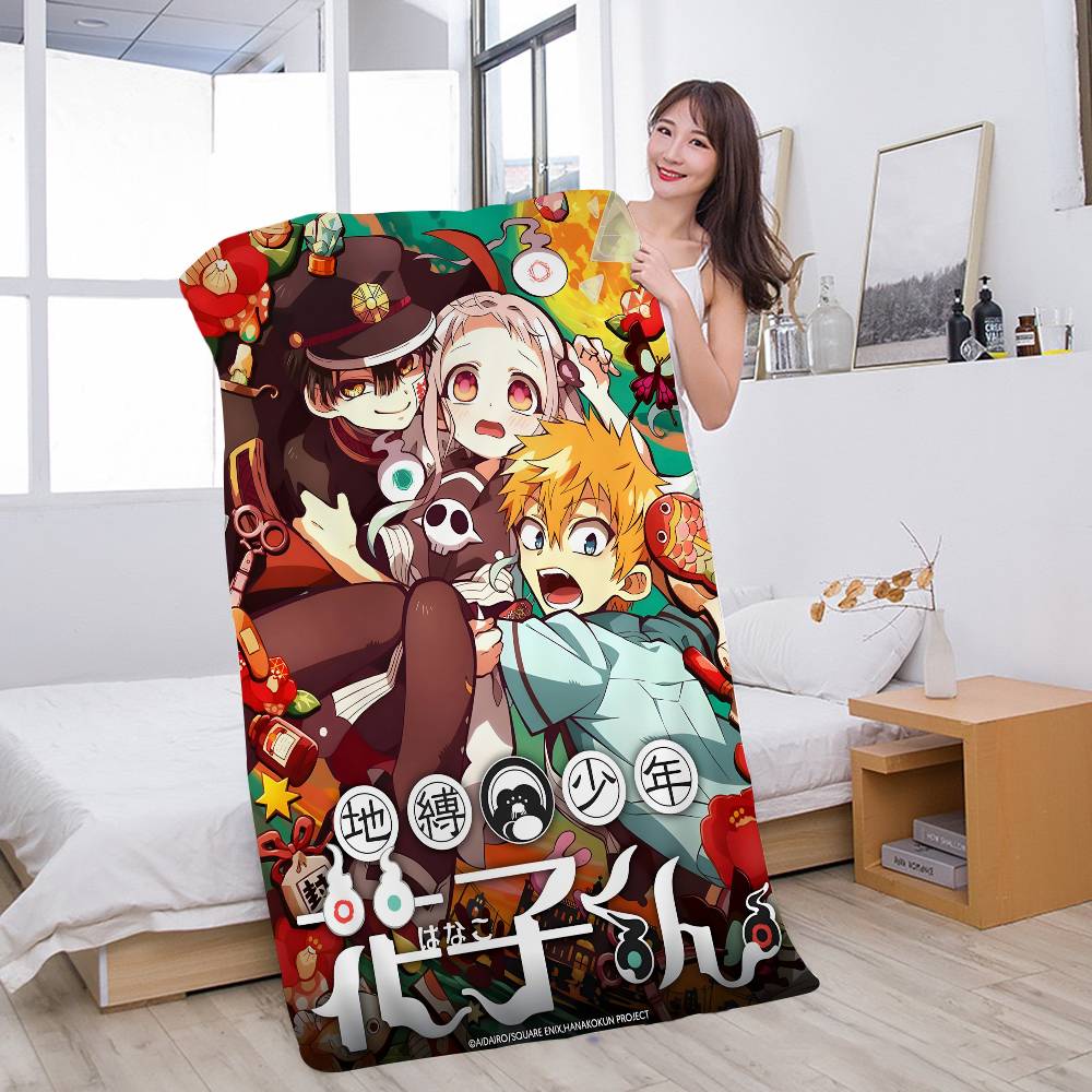 Anime Toilet Bound Hanako Kun Microfiber Printed Beach Towel Mountain Climbing Yoga Beach Swimming Running Absorbent Soft Towel