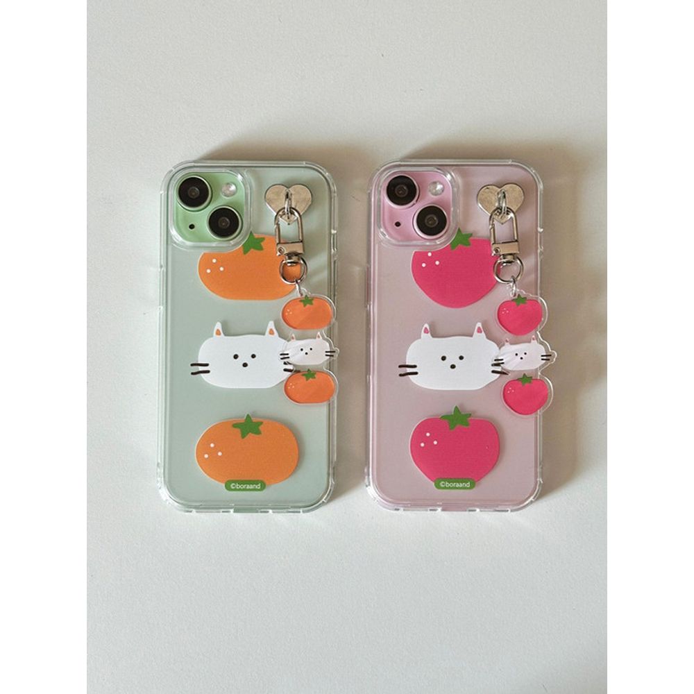 Boraand Fruit Cat Key Ring