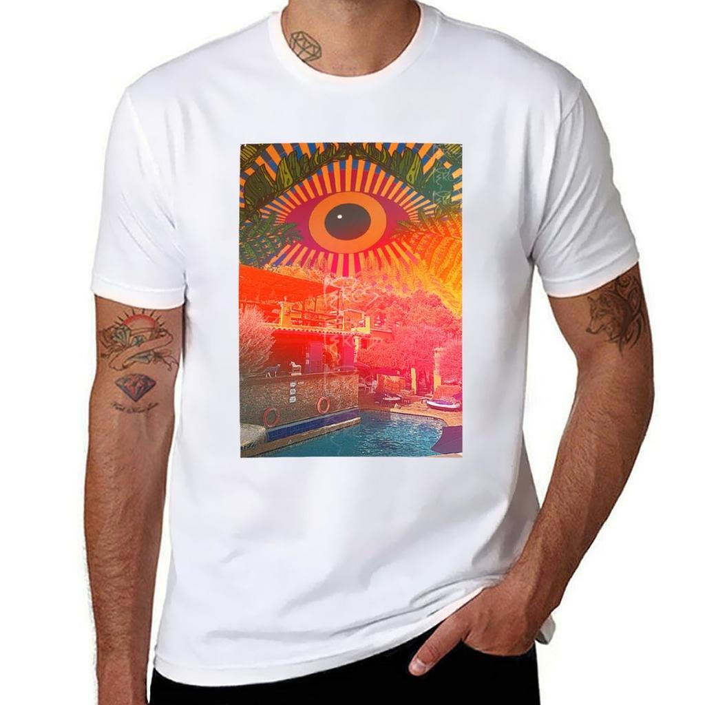 T-shirt Tramonto a Pikes Ibiza Unisex Magliette in Cotone T-shirt Unisex Maglietta Estiva