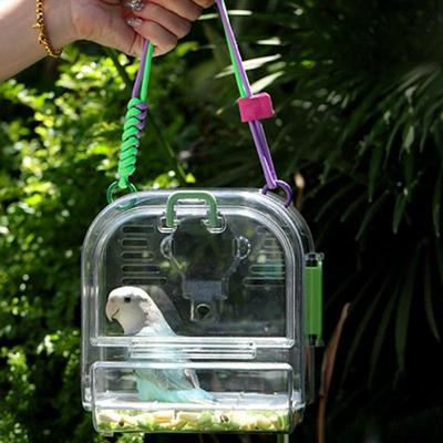 Parakeet Bird Cage Habitat With Easy-Clean Pull Out Tray For Parakeet Foldable Bird Supplies Nesting With Breathable Spacious