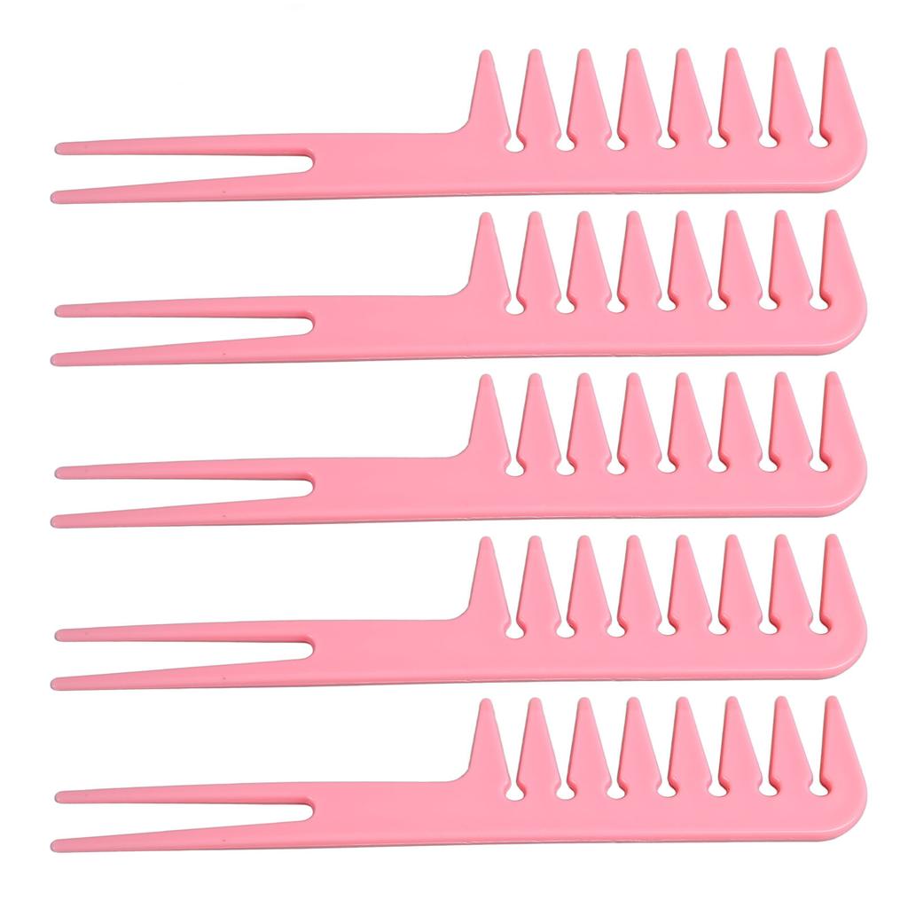 10Pcs Wide Tooth Comb Durable ABS Wide Tooth Safe Glossy Multi Purpose Hair Dye Comb for Hair Dye Styling