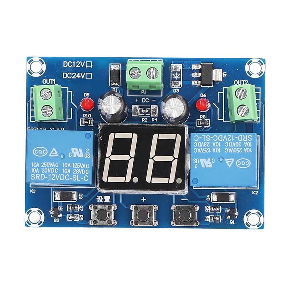 Timer Relay Module 0?99S Cycle Digital Display 2 Channel Output DC 12V Switch Board Controller
