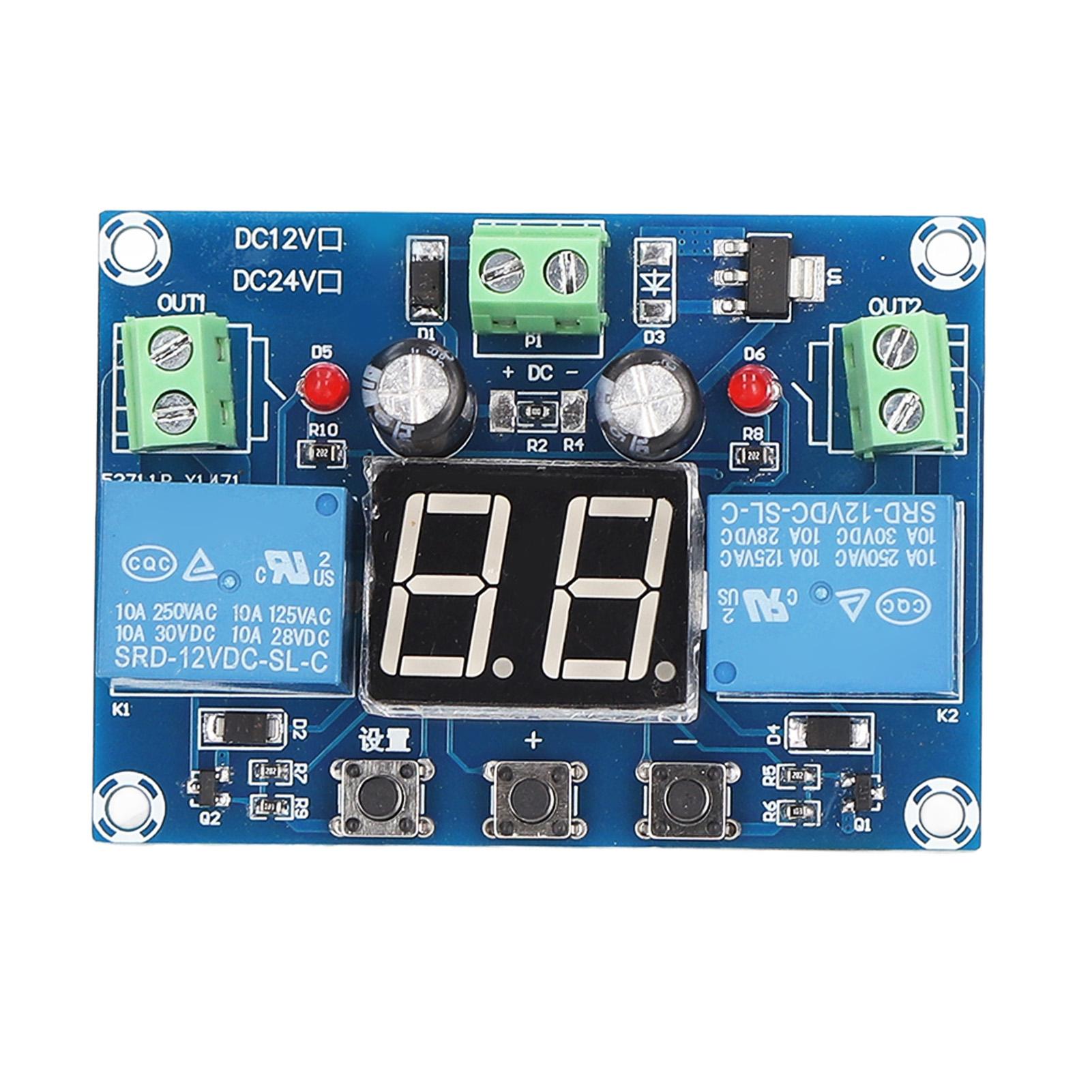 

Timer Relay Module 099S Cycle Digital Display 2 Channel Output DC 12V Switch Board Controller