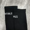 Fear Of God Classic ESSENTIALS Letter Print Crew Socks Breathable Cotton Streetwear Socks