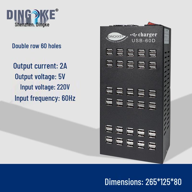 USB Multi-Port Charger: 10-100 Port Station with PD/QC3.0 Fast Charging - Charger King