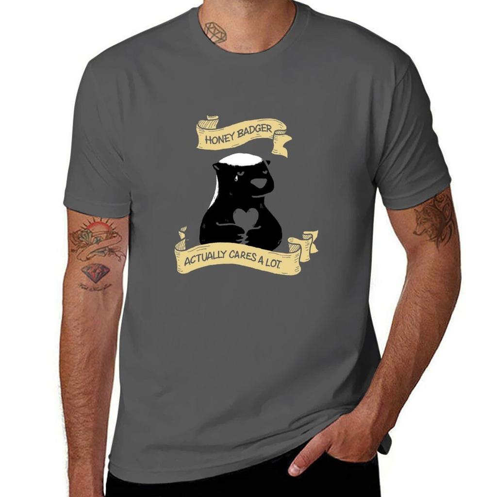 Honey Badger Does Cares Tshirt Big And Tall Short Sleeve Tee Tshirt