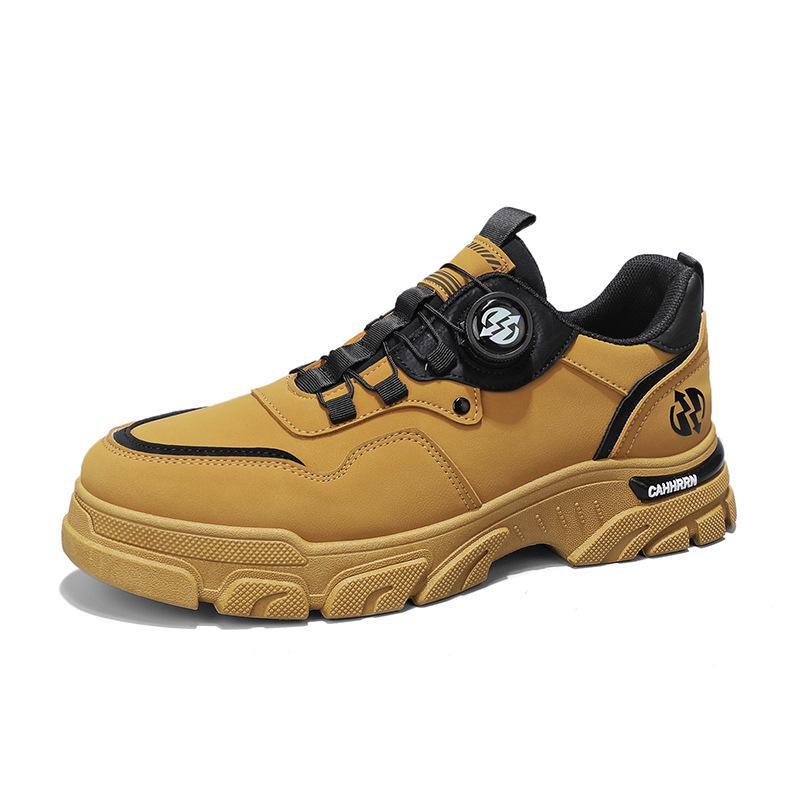 

Autumn new outdoor breathable low-top wear-resistant rotating buckle tooling shoes casual sports trendy shoes work commuter men s shoes 39