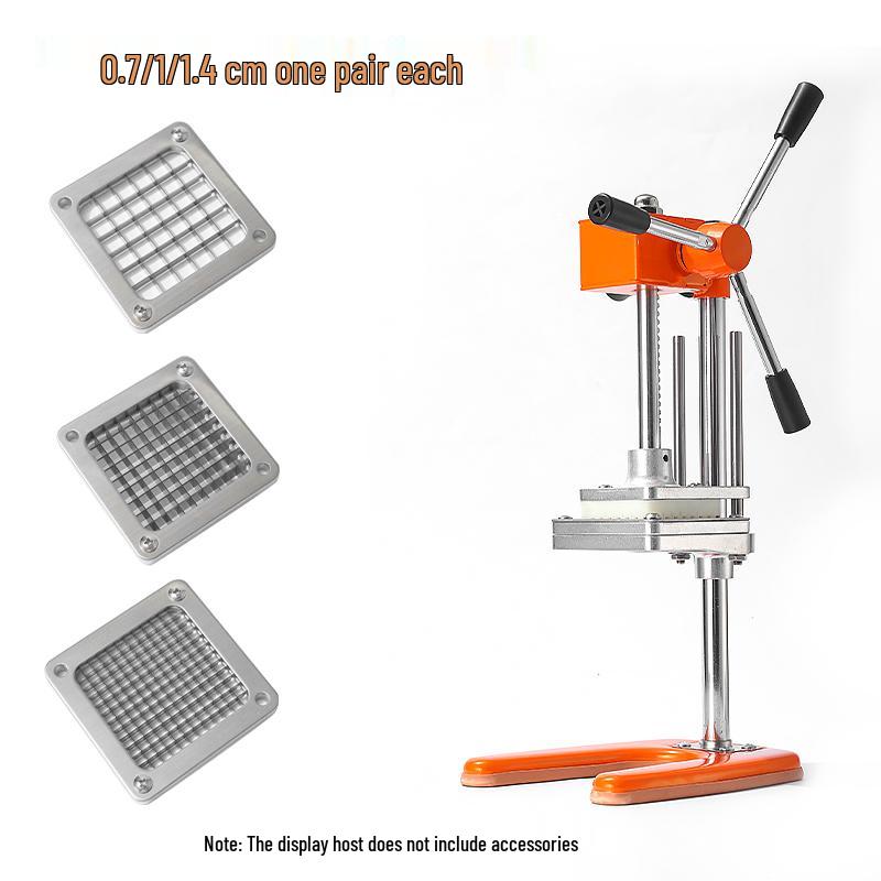 Manual Vegetable Dicer: Fries Cutter, Potato & Cucumber Slicer, Vertical Radish & Strip Slicer.
