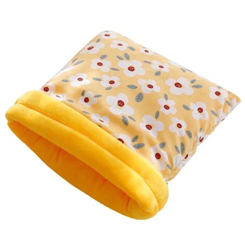 Warm Hamster Sleeping Bag, Mouse Nest, Hidden Bag, Small Animals Squirrel Sleeping Bed, Winter Sack Cage