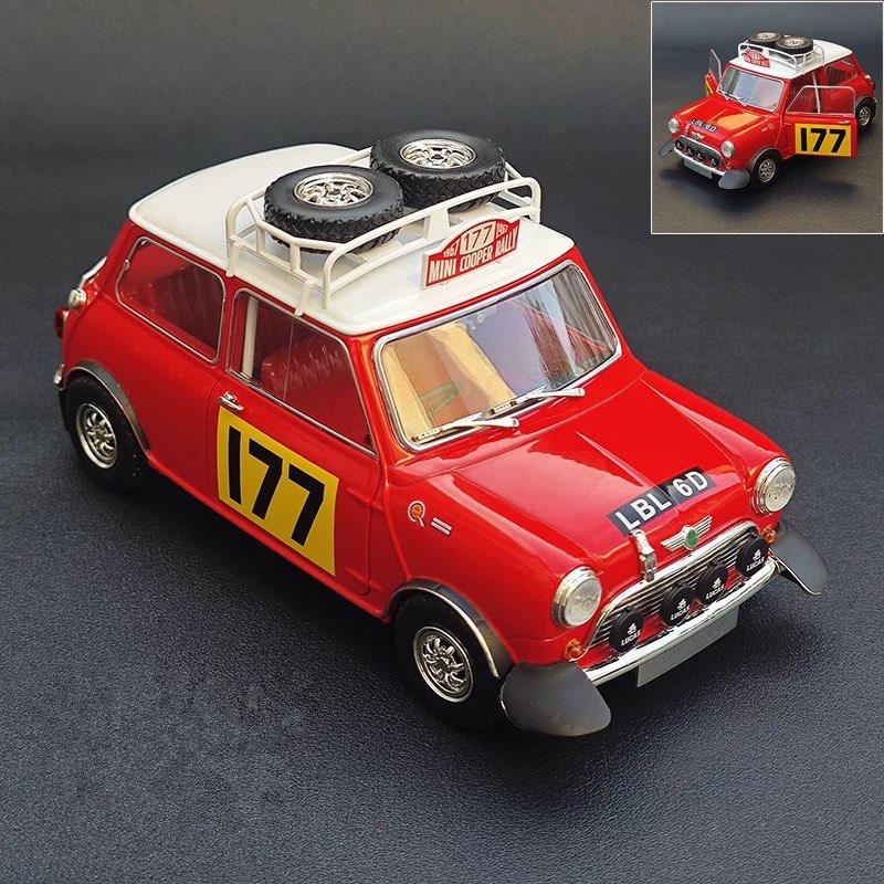 

1:18 Morris Mini Minor Cooper 1959 Alloy Classic Old Car Model Diecasts Metal Retro Vehicles Car Model High Simulation Kids Gift