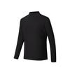 Minimalist Casual Long Sleeve T-Shirt Men Tops Basic-Black 952637404-4