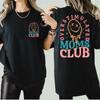 Überstimulierter Mama Club T-Shirt, Mama Geburtstag T-Shirt, Lustiges Mama T-Shirt, Kurzarm Damen T-Shirts Kleidung, Muttergeschenk