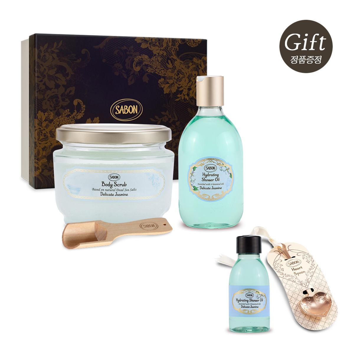 [Sabon] Jasmine Duo Set: Body Scrub & Shower Oil