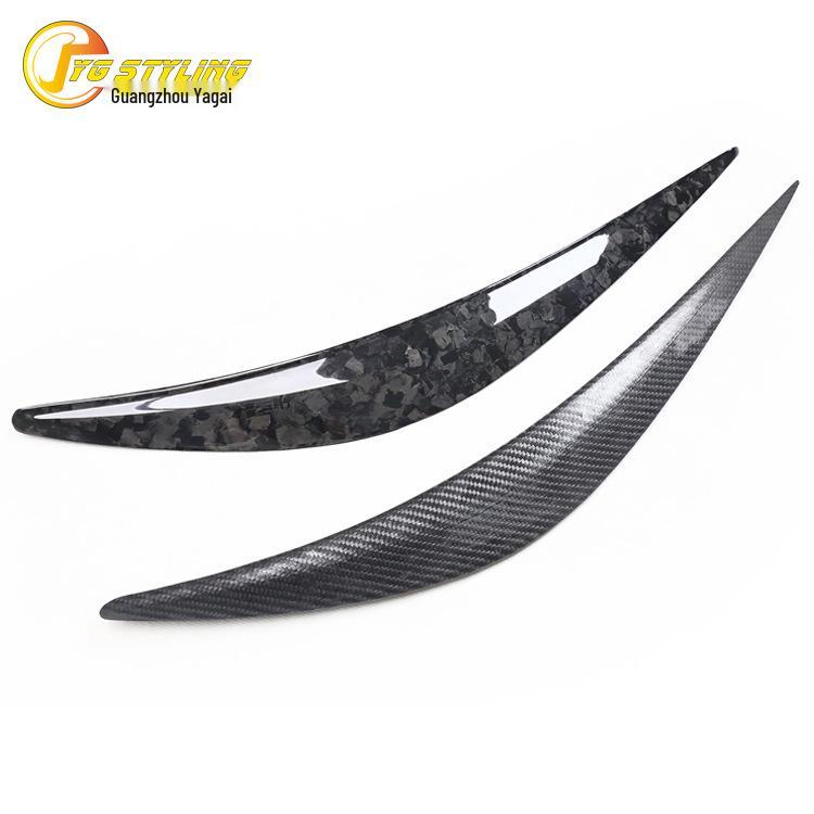 Infiniti Q50/Q50L Carbon Fiber Headlight Eyebrow Stickers - Bestseller