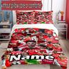 3pcs Duvet Cover Set (1*Duvet Cover + 2*Pillowcase, Without Core), Custom Name Arsenal F.C Pattern Bedding Set, Home Bedroom Decor Gift